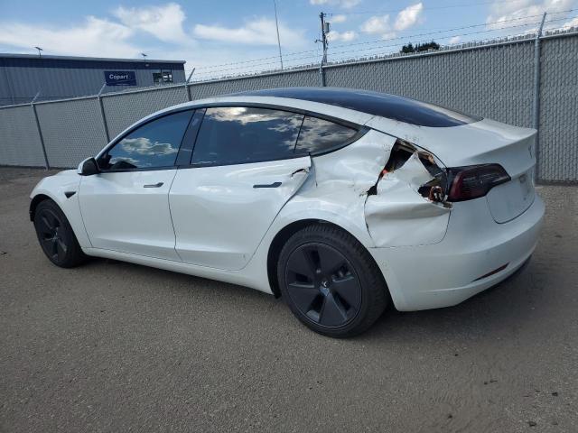 5YJ3E1EA7MF976614 - 2021 TESLA MODEL 3 WHITE photo 2