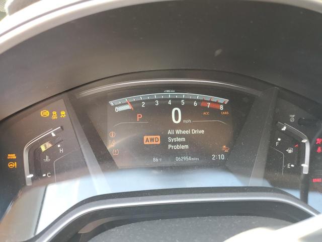 2HKRW2H83JH626464 - 2018 HONDA CR-V EXL WHITE photo 9