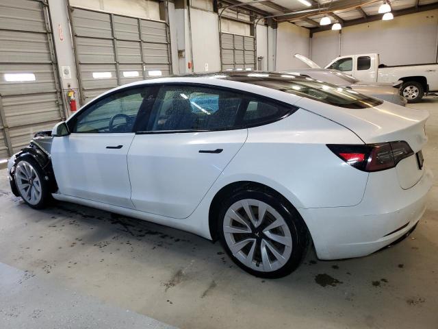5YJ3E1EA1PF448801 - 2023 TESLA MODEL 3 WHITE photo 2