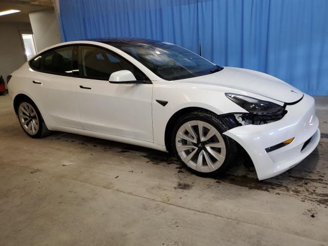 5YJ3E1EA1PF448801 - 2023 TESLA MODEL 3 WHITE photo 4