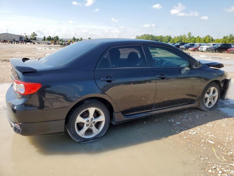 5YFBU4EE0DP172162 - 2013 TOYOTA COROLLA BASE Черный фото 3