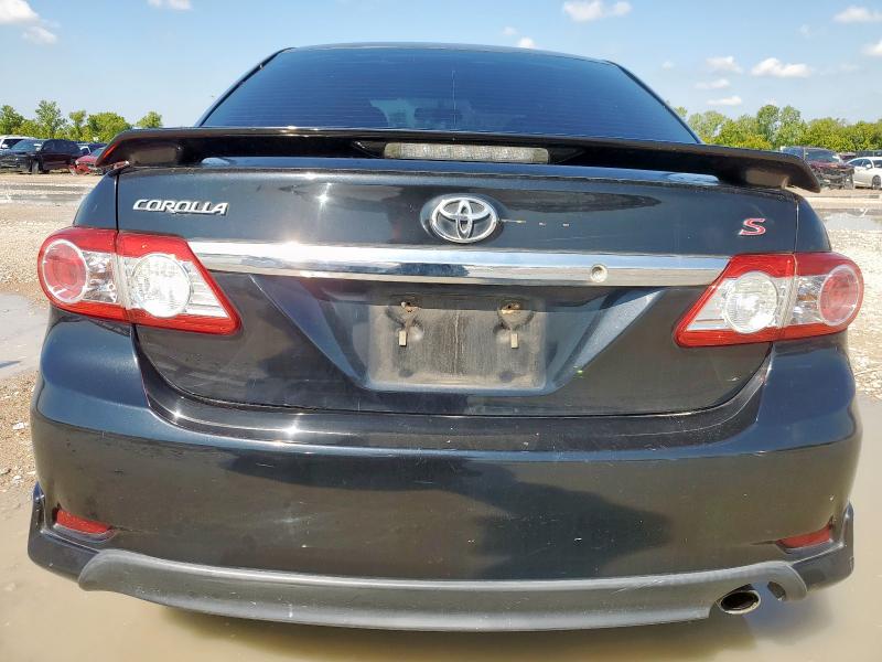5YFBU4EE0DP172162 - 2013 TOYOTA COROLLA BASE Черный фото 6