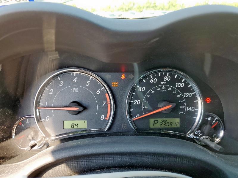 5YFBU4EE0DP172162 - 2013 TOYOTA COROLLA BASE Черный фото 9