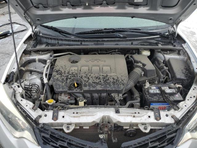 2T1BURHE1FC463748 - 2015 TOYOTA COROLLA L SILVER photo 11