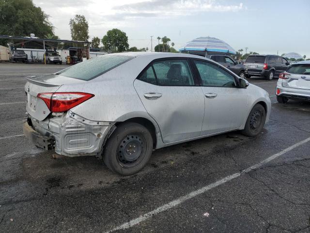 2T1BURHE1FC463748 - 2015 TOYOTA COROLLA L SILVER photo 3