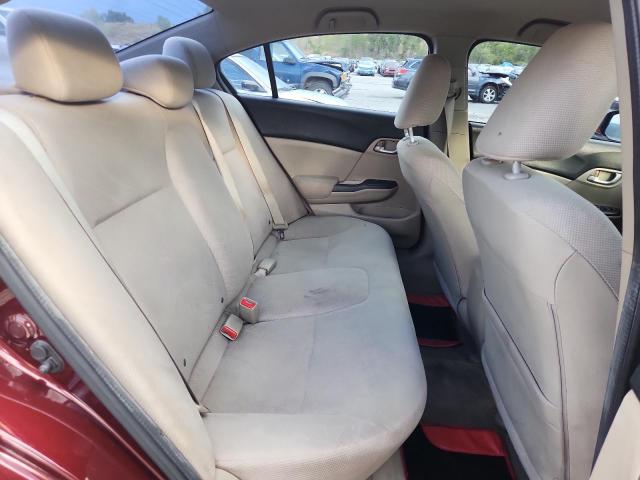 2HGFB2F53CH584284 - 2012 HONDA CIVIC LX Շագանակագույն լուսանկար 10
