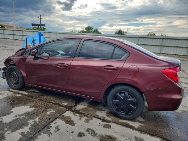 2HGFB2F53CH584284 - 2012 HONDA CIVIC LX Շագանակագույն լուսանկար 2