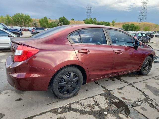 2HGFB2F53CH584284 - 2012 HONDA CIVIC LX Շագանակագույն լուսանկար 3