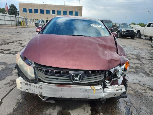 2HGFB2F53CH584284 - 2012 HONDA CIVIC LX Շագանակագույն լուսանկար 5