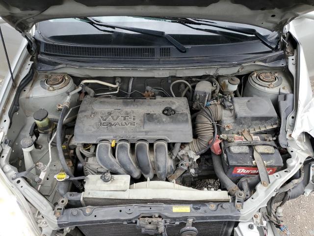 2T1KR32E63C108089 - 2003 TOYOTA COROLLA MA XR SILVER photo 11