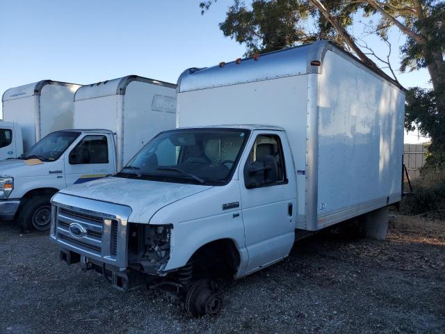 1FDWE3FL2ADA13000 - 2010 FORD ECONOLINE E350 SUPER DUTY CUTAWAY VAN WHITE photo 1