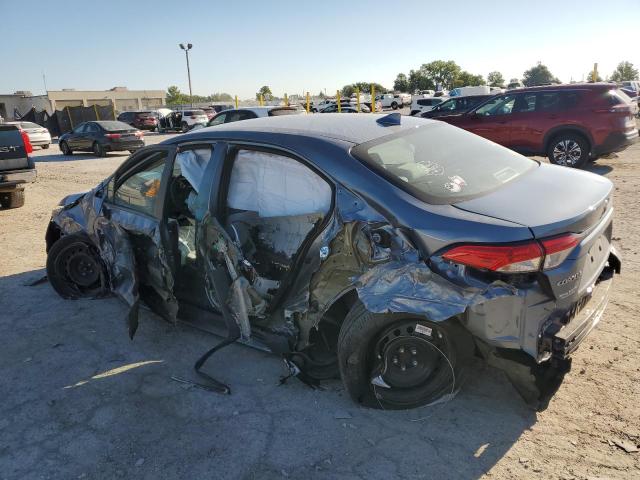 5YFEPMAE2MP218472 - 2021 TOYOTA COROLLA LE BLUE photo 2