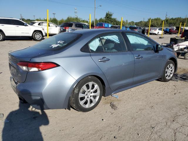 5YFEPMAE2MP218472 - 2021 TOYOTA COROLLA LE BLUE photo 3