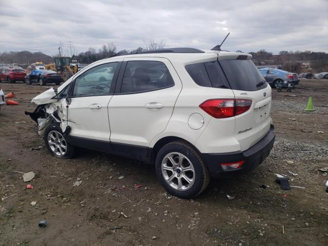 MAJ3S2GE1LC336169 - 2020 FORD ECOSPORT SE WHITE photo 2