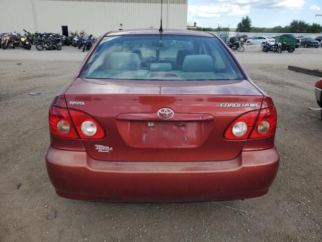 1NXBR32E88Z042862 - 2008 TOYOTA COROLLA CE RED photo 6