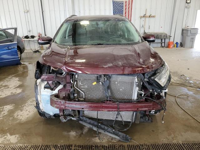 2FMPK4J94HBB36201 - 2017 FORD EDGE SEL BURGUNDY photo 5