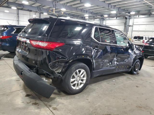 1GNEVGKW8JJ213654 - 2018 CHEVROLET TRAVERSE LT BLACK photo 3