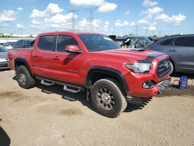 3TMCZ5AN7HM080562 - 2017 TOYOTA TACOMA DOUBLE CAB Қызыл фото 4