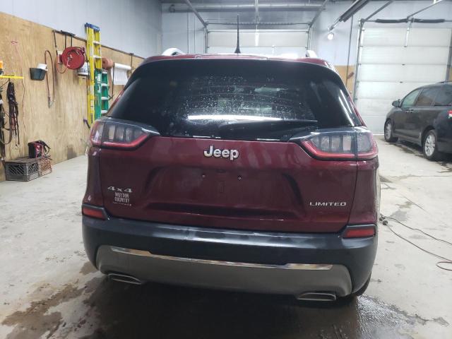 1C4PJMDXXKD258614 - 2019 JEEP CHEROKEE LIMITED BURGUNDY photo 6