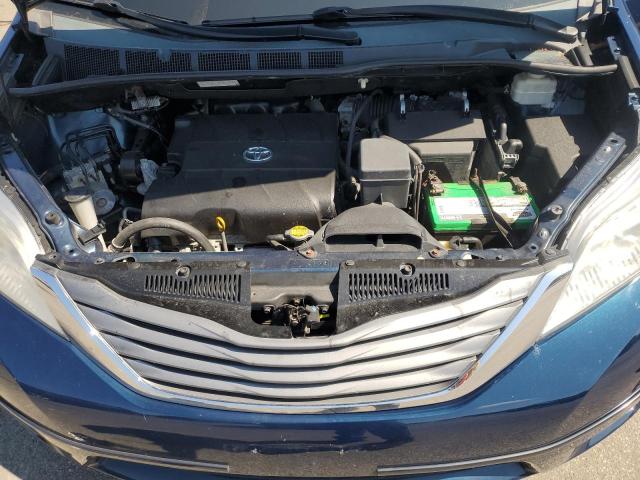 5TDDK3DC4BS006885 - 2011 TOYOTA SIENNA XLE 青色 照片 12