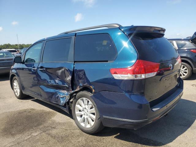 5TDDK3DC4BS006885 - 2011 TOYOTA SIENNA XLE 青色 照片 2