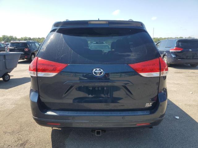 5TDDK3DC4BS006885 - 2011 TOYOTA SIENNA XLE 青色 照片 6