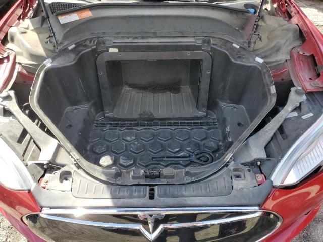 5YJSA1E18FF118157 - 2015 TESLA MODEL S Կարմիր լուսանկար 11