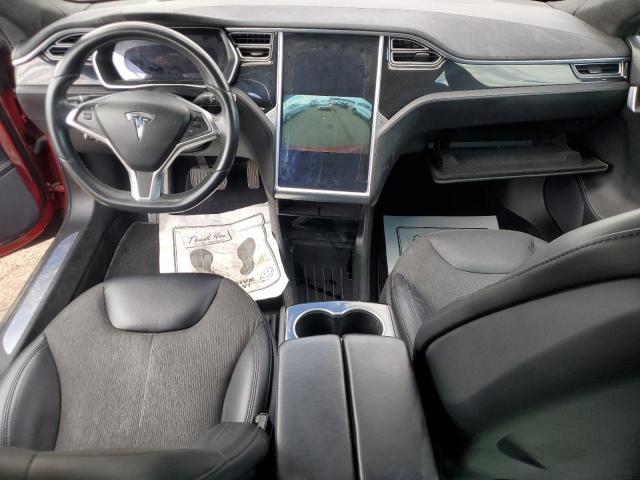 5YJSA1E18FF118157 - 2015 TESLA MODEL S Կարմիր լուսանկար 8
