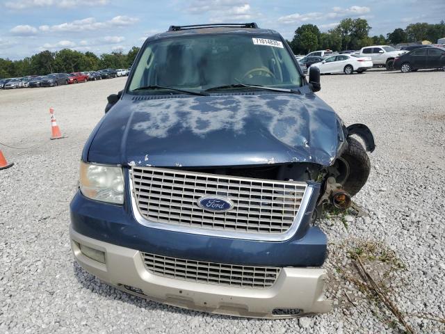 1FMFU17555LA49069 - 2005 FORD EXPEDITION EDDIE BAUER BLUE photo 5