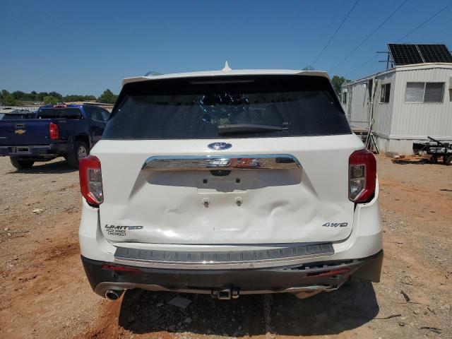 1FMSK8FH8MGB70288 - 2021 FORD EXPLORER LIMITED WHITE photo 6