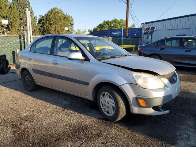 KNADE123476239295 - 2007 KIA RIO BASE SILVER photo 4