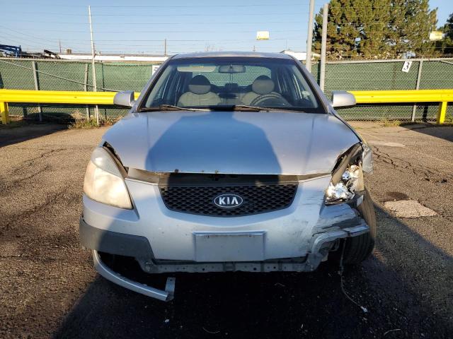 KNADE123476239295 - 2007 KIA RIO BASE SILVER photo 5