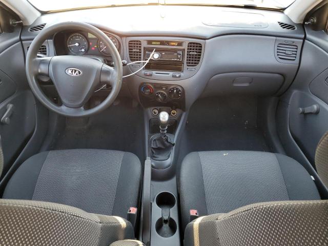 KNADE123476239295 - 2007 KIA RIO BASE SILVER photo 8