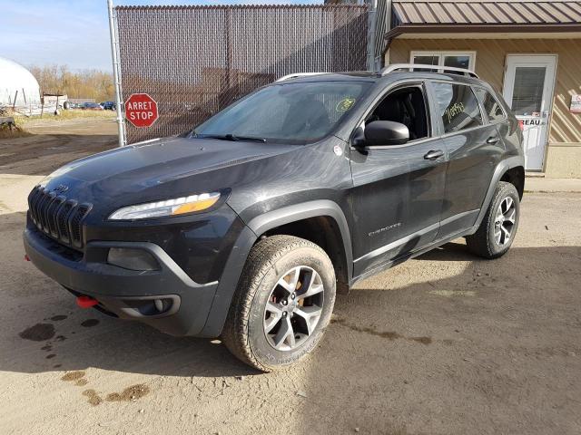 1C4PJMBS5GW196509 - 2016 JEEP CHEROKEE TRAILHAWK BLACK photo 1