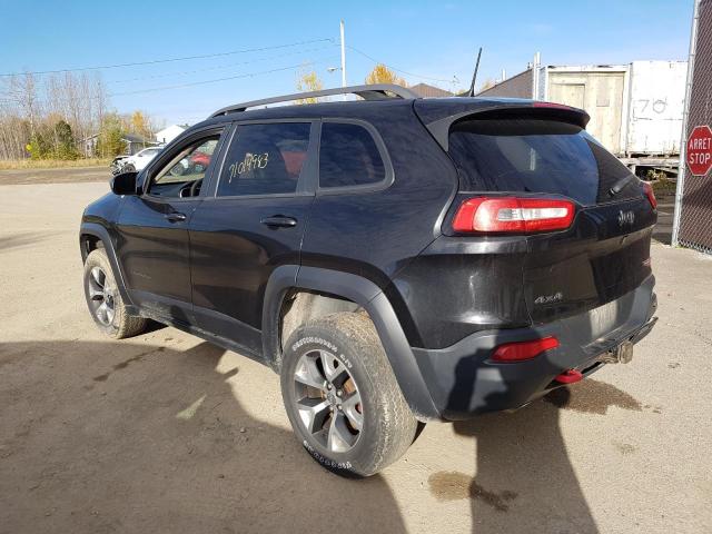 1C4PJMBS5GW196509 - 2016 JEEP CHEROKEE TRAILHAWK BLACK photo 2