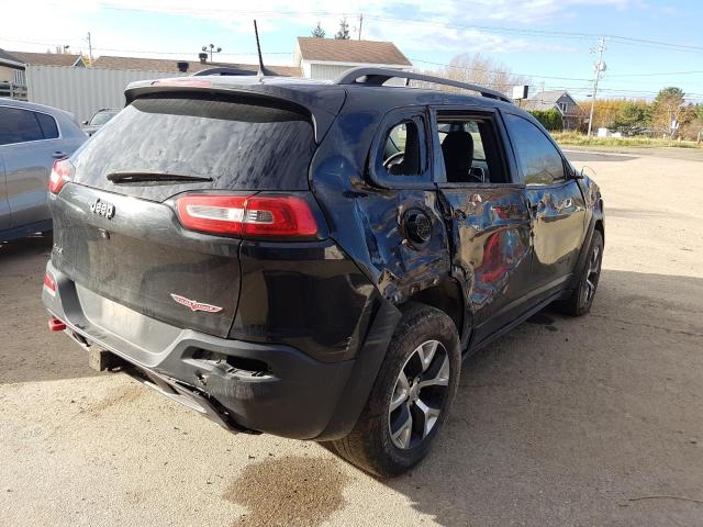 1C4PJMBS5GW196509 - 2016 JEEP CHEROKEE TRAILHAWK BLACK photo 3
