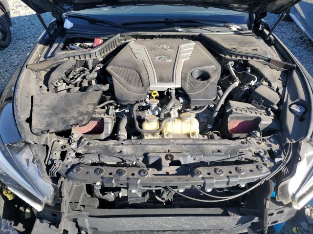 JN1EV7AR7JM437813 - 2018 INFINITI Q50 LUXE BLACK photo 11