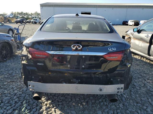 JN1EV7AR7JM437813 - 2018 INFINITI Q50 LUXE BLACK photo 6