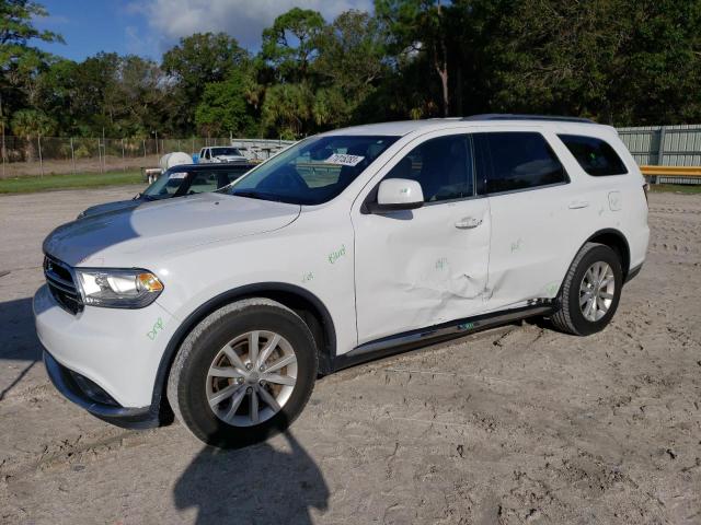 1C4RDHAG6EC974481 - 2014 DODGE DURANGO SXT WHITE photo 1