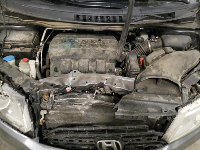 5FNRL5H25CB132811 - 2012 HONDA ODYSSEY LX GRAY photo 12