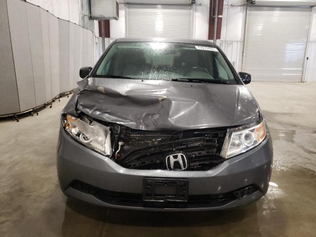 5FNRL5H25CB132811 - 2012 HONDA ODYSSEY LX GRAY photo 5