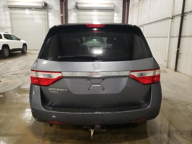 5FNRL5H25CB132811 - 2012 HONDA ODYSSEY LX GRAY photo 6