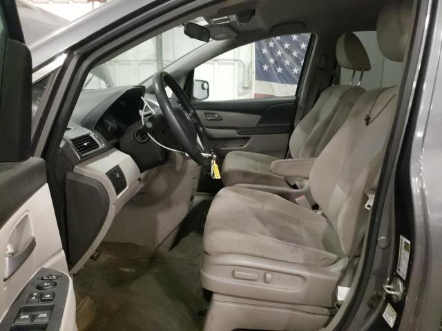 5FNRL5H25CB132811 - 2012 HONDA ODYSSEY LX GRAY photo 7