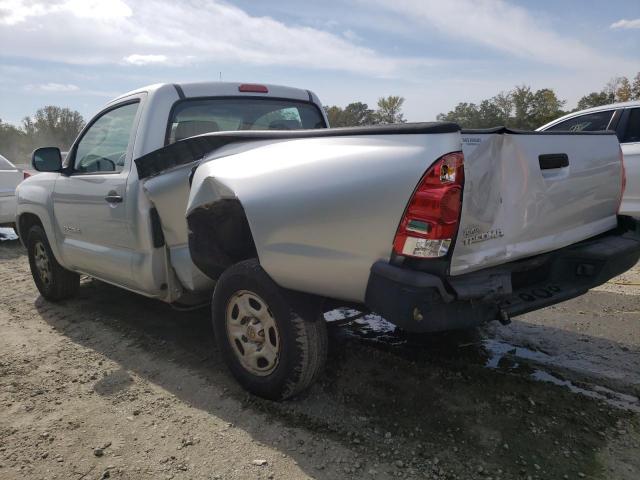 5TENX22N58Z557214 - 2008 TOYOTA TACOMA SILVER photo 2