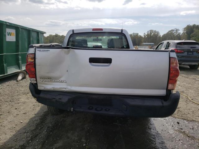 5TENX22N58Z557214 - 2008 TOYOTA TACOMA SILVER photo 6