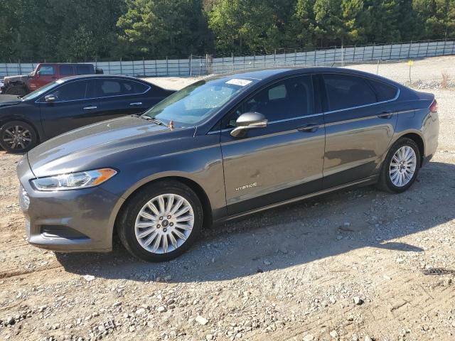 3FA6P0LU7GR388171 - 2016 FORD FUSION SE HYBRID GRAY photo 1