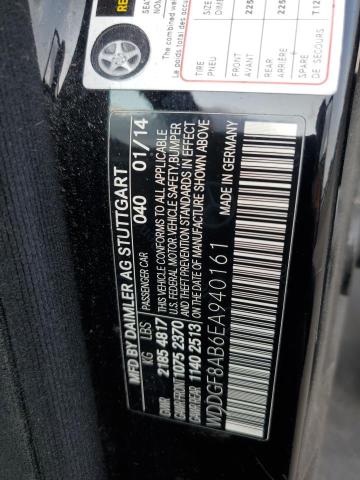 WDDGF8AB6EA940161 - 2014 MERCEDES-BENZ C 300 4MATIC BLACK photo 12