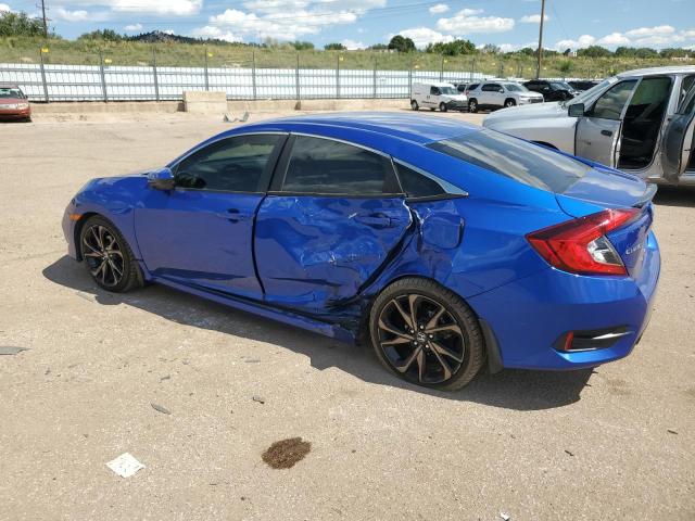 19XFC2F85KE005635 - 2019 HONDA CIVIC SPORT BLUE photo 2