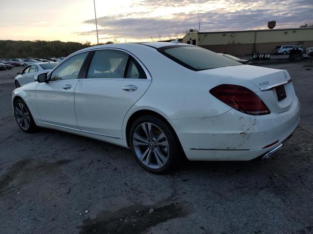 WDDUG8GB1KA427614 - 2019 MERCEDES-BENZ S 560 4MATIC WHITE photo 2