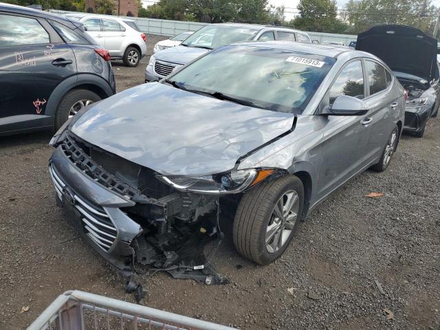 5NPD84LF0JH362657 - 2018 HYUNDAI ELANTRA SEL GRAY photo 1